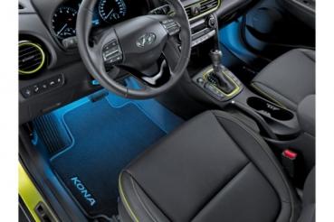 Hyundai Kona LED Fußraumbeleuchtung, blau, 1st Reihe